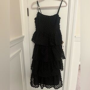 Lulus Black layer dress